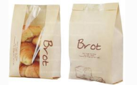 面包牛皮纸包装袋设计图片